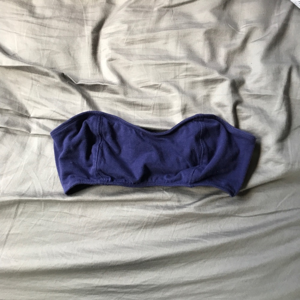 blue cotton bandeau!